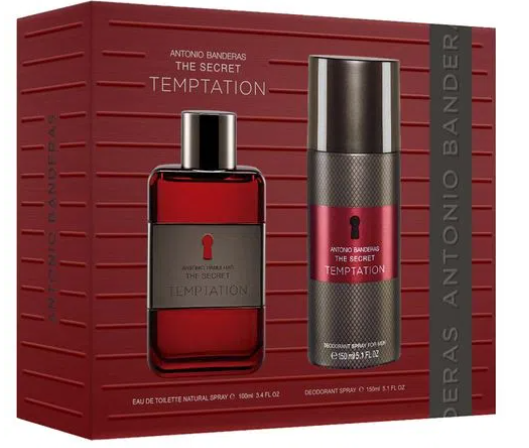 Banderas Kit Masculino The Secret Temptation - EDT 100ml + Deo Spray