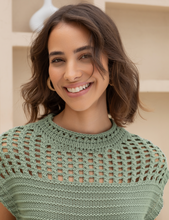 Carregar imagem no visualizador da galeria, BLUSA TRICOT MANUELA - VERDE SALVIA
