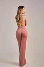 Carregar imagem no visualizador da galeria, CALÇA JEANS MODELADORA WIDE LEG COM FENDA
