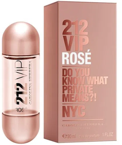 212 VIP Rosé Carolina Herrera - Perfume Feminino - Eau de Parfum - 30ml