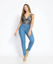 Carregar imagem no visualizador da galeria, CALÇA BIOTIPO JEANS FEMININA SKINNY MIDI JR
